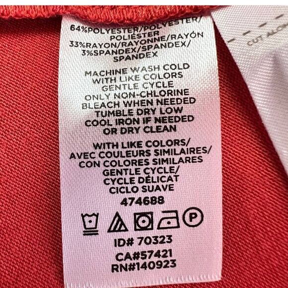 LOU & GREY Summer Shift Dress Spaghetti Strap Size Medium - Picture 8 of 8